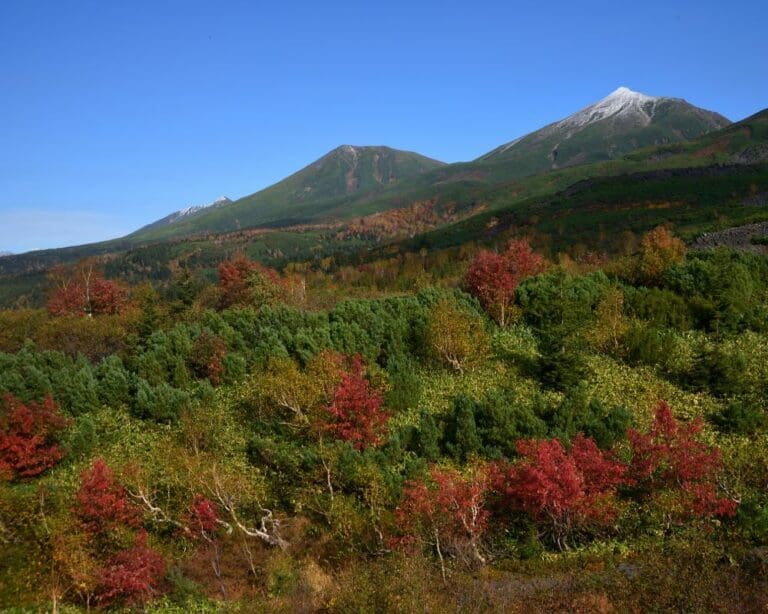 Mount Tokachi Biei Hokkaido Japan